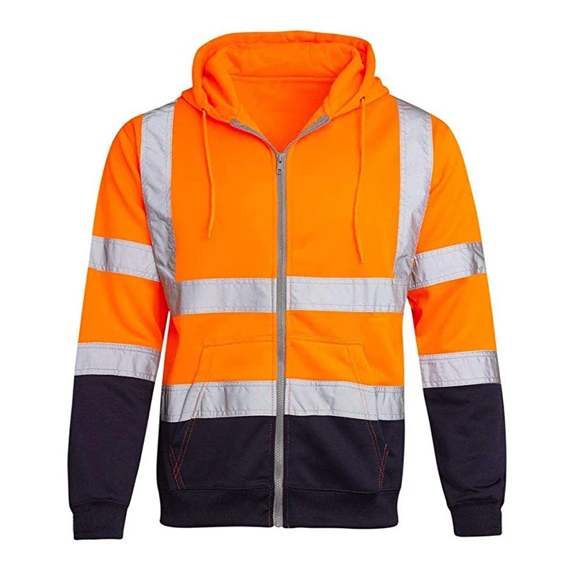 work jacket with hoodie