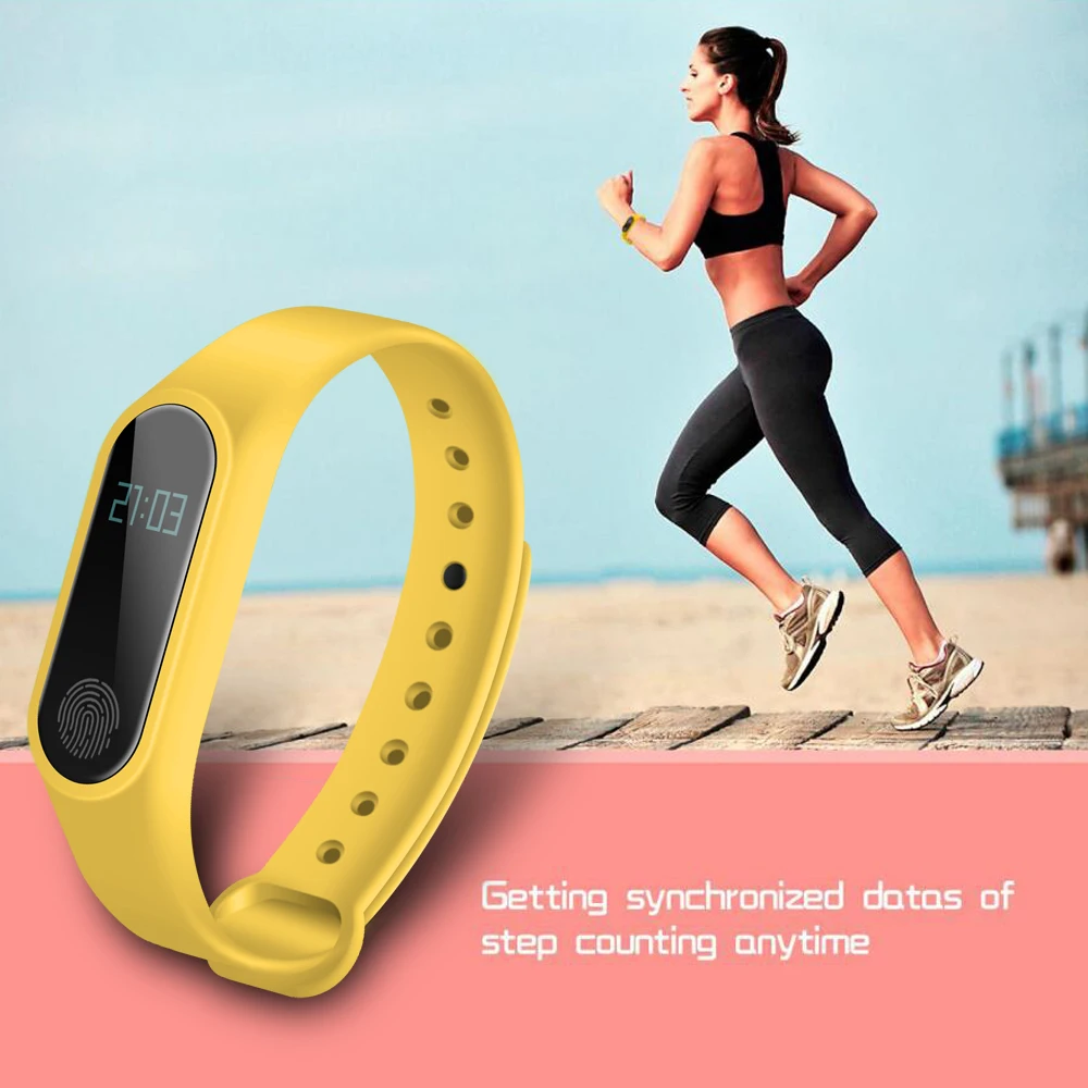 

Smart Band M2 Heart Rate Bracelet Waterproof Sports Fitness Band Step Bluetooth Smart Bracelet For IOS For Android