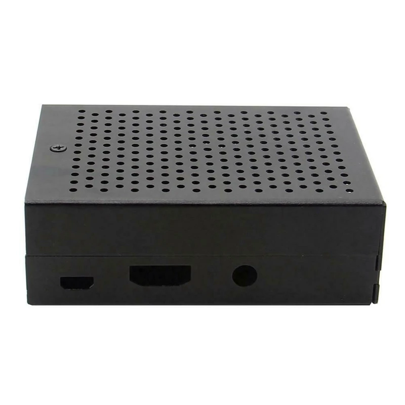 Металлический корпус для Raspberry Pi 3 Model B +/3 Модель B с охлаждающим вентилятором (черный)
