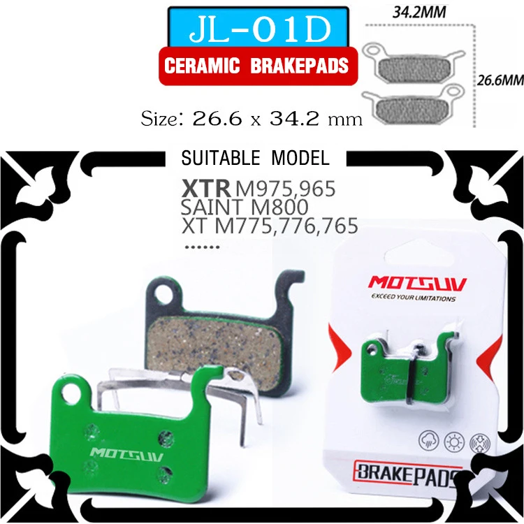 01D 2Pairs 2 пары велосипедных керамических дисковых тормозных колодок для MTB гидравлических дисковых тормозов SHIMAN0 SRAM AVID HAYES TEKTRO Magura, велосипедные прокладки - Цвет: 01D 2Pairs