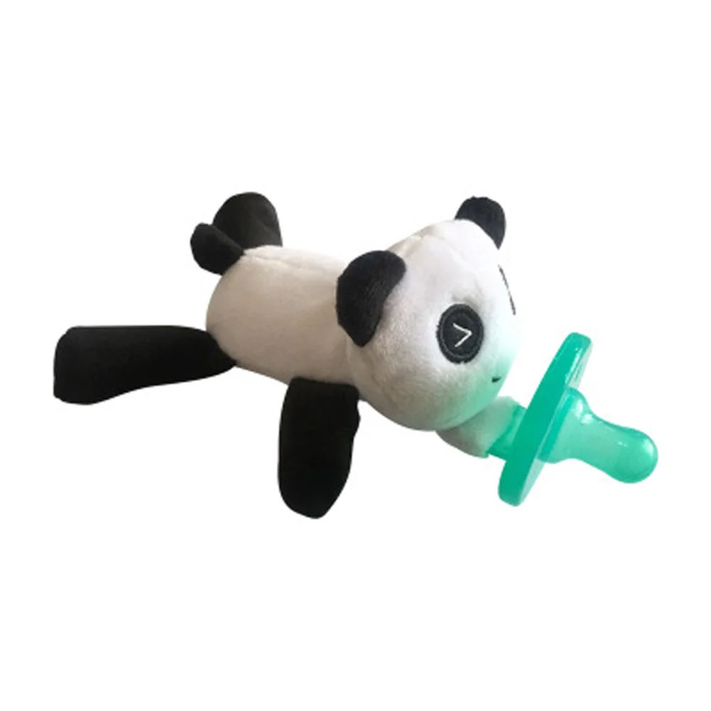 1 шт. мягкая детская соска игрушка милый мультфильм животных Детская Соска с плюшевой игрушкой погремушка