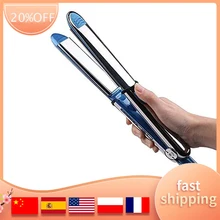 

Professional Hair Straightener Titanium Flat Iron For Hair Makes Hair Shiny Dual Voltage Flat Iron Heats Up Fast