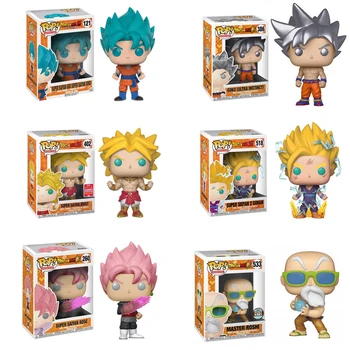 

Funko POP Dragon Ball Super Saiyan Goku Vegeta Anime Figure Original Box PVC Action Figures Brinquedo Collectible hot Toys