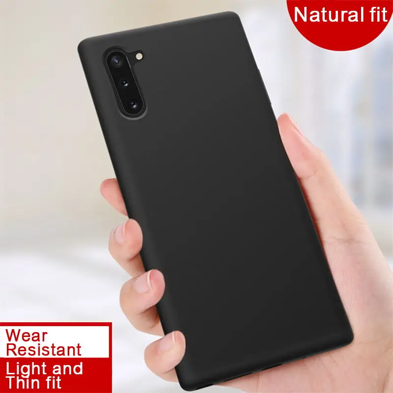 

Samsung Note 10 Plus Silicone Cover Case Original Silky Soft Liquid Silicone Cover For Galaxy Note10 + 5G Case 360 gkk
