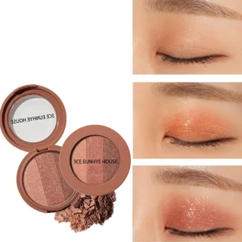 

3CE EUNHYE HOUSE 3 Colors Set Eye Shadow Makeup Shimmer Matte Eyeshadow Palette Powder Cosmetic Set Nude Glitter Eye Shadow