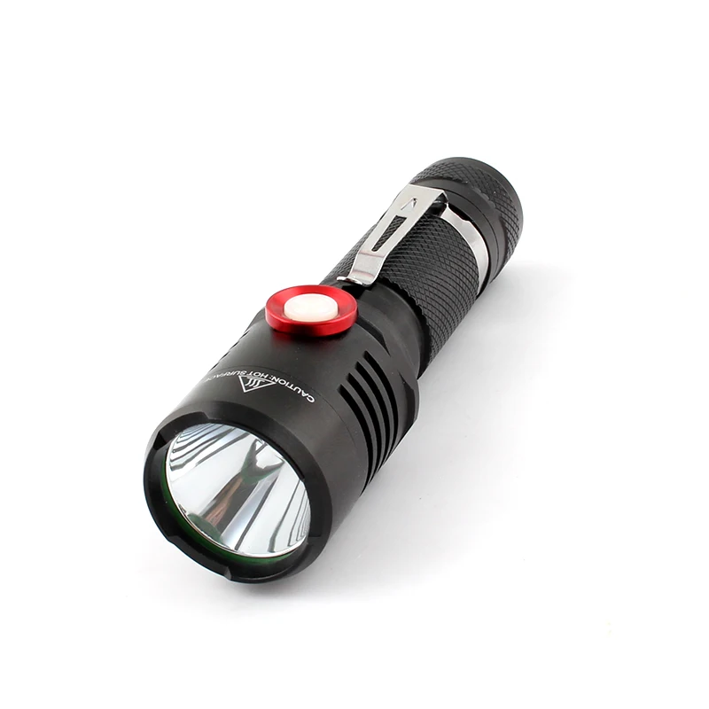 

USB Charging Flashlights 1600LM 10W powerful flashlight 18650 battery waterproof outdoor camping hiking L2 high power flashlight