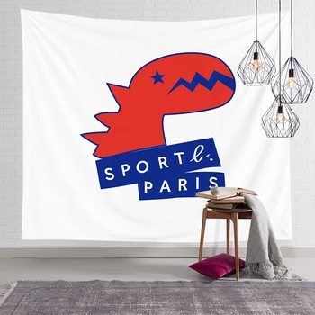 

Cute Dinosaur Printing Wall Tapestry Children Bedroom Bed Head Background Hanging Cloth Living Room Home Decor Wall Tapestry