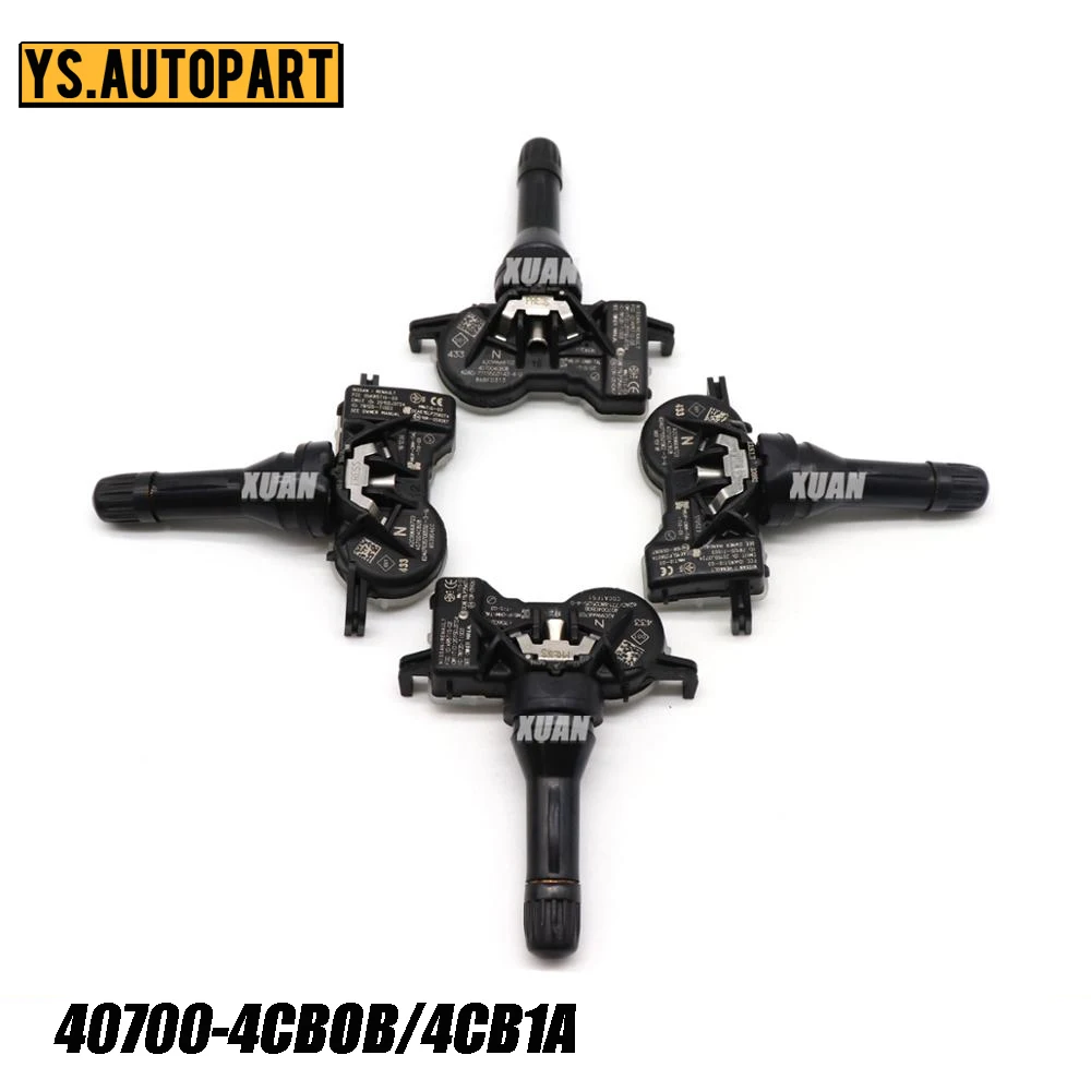 Датчик давления в шинах 1/4 шт. датчик TPMS 40700-4CB0B 40700-4CB1A подходит для Nissan Armada 2016 2017 2018