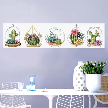 

G176 Stich Cross Stitch Kits Craft Packages Cotton Fabric Floss Counted New Designs Needlework Embroidery Cross-Stitching