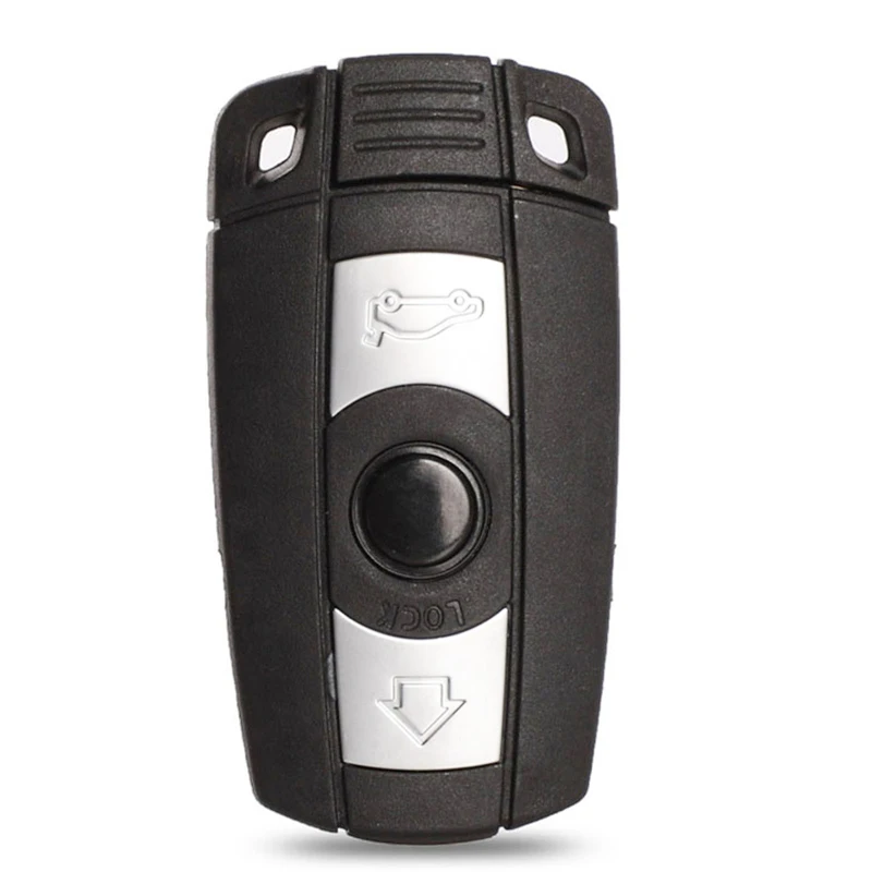 Jinyuqin リモートキーシェル BMW E61 E90 E82 E70 E71 E87 E88 E89 X5 X6 1 3 5 6 シリーズ交換 3 ボタンスマート車のキーケース