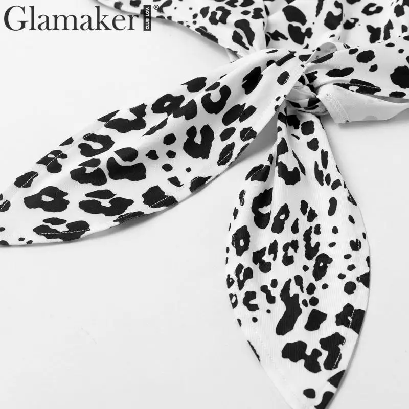 Glamaker/комплект из двух предметов; Бандажное платье с животным принтом; женское облегающее длинное трикотажное платье с разрезом; сезон весна-лето; сексуальное элегантное вечернее платье
