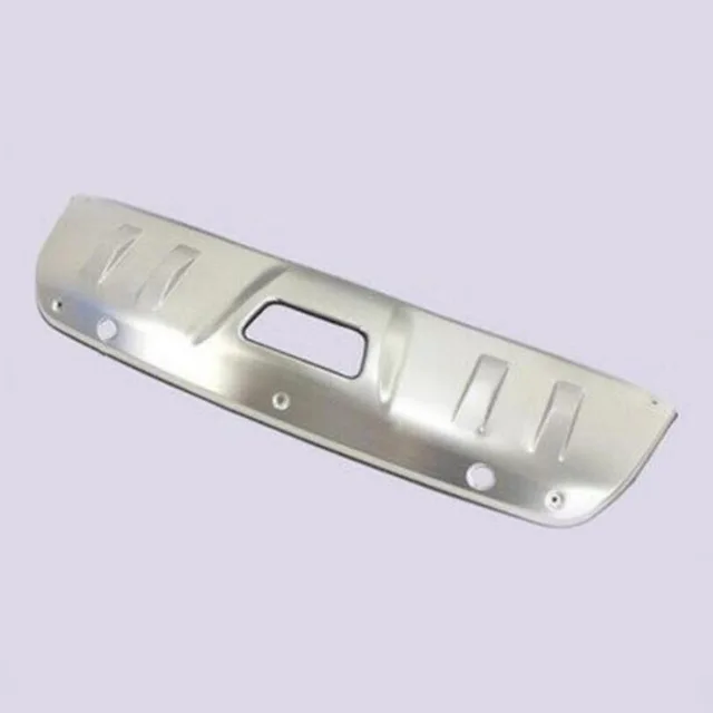 1 Pcs Stainless Steel Front Bumper Bottom Guard Protector Accessories Garnish For Nissan Rogue X-Trail T32 fast s - Цвет: Темно-серый