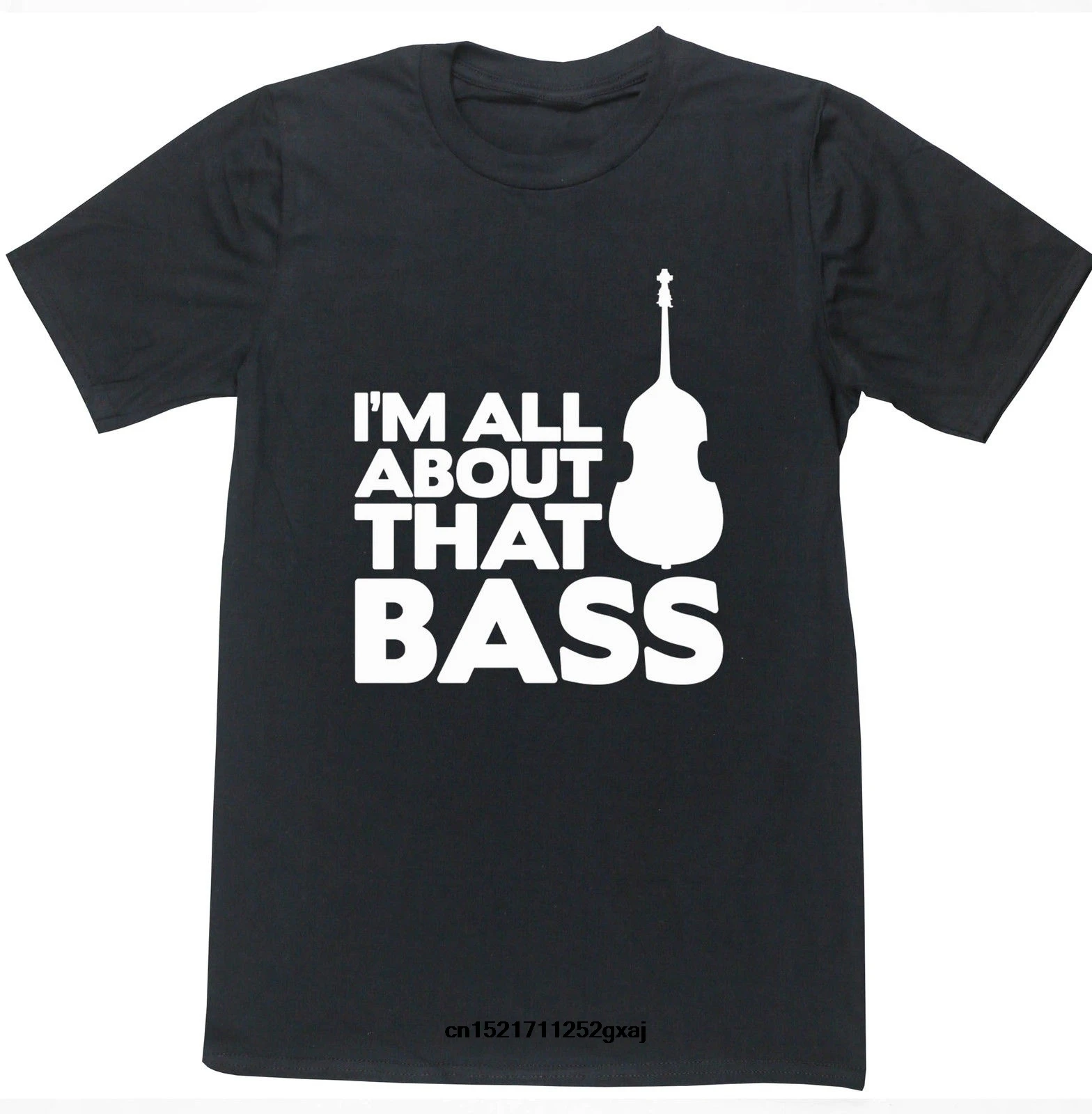 Men T shirt I'm All About That Bass (Double Bass) Short Sleeve funny t-shirt novelty tshirt women | Мужская одежда