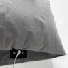 Earthed Silver Fiber Pillowcase with Earthing Cord Radiation-proof Kits Grounding Health EMF Protection for Better Sleep 4