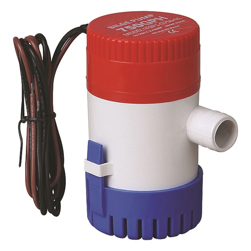 Горячая 750Gph 12/24Vdc Трюмные насосы водяной насос высокого давления, используемые в садовый домик Solar-24V