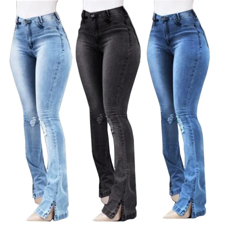 

INDJXND Woman Jeans High Waist Clothes Wide Leg Denim Zipper Blue Streetwear Vintage 2020 Fashion Harajuku Straight Pants XXXL