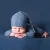 Новый Новорожденный Младенец Baby Girls Boys Solid Colors Вязаная Фотография Prop Clothing Footed Romper Button Комбинезон Hat 2pcs Set#p4
