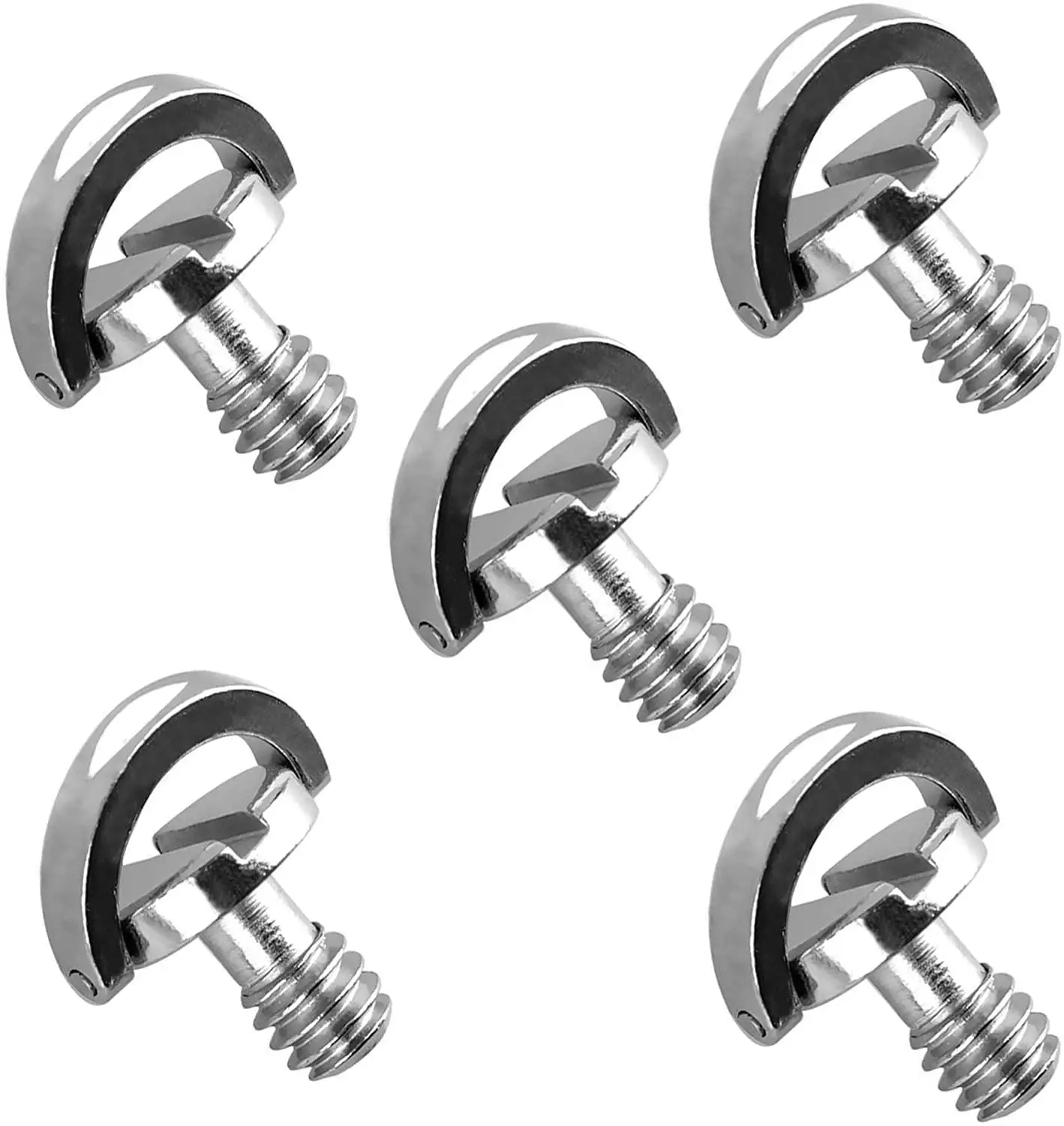 1/4 camera screw for quick release plate 1/4 inch Folding D-Ring Adapter Tripod Monopod Quick Release Plate Camera Screw