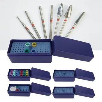 

Tooth Whitening Oral Dental Disinfection Box Endodontic Drill Organizer Root Canal Files Storage Holder Tooth Whitening
