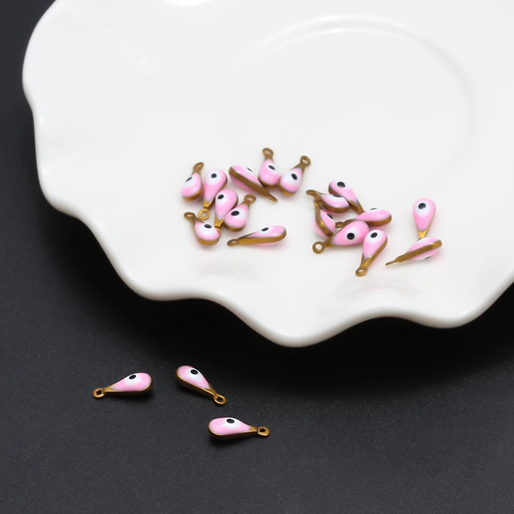 MEIBEADS 20 шт./лот капли сглаза воды бусины розового цвета подходит для женщин Diy