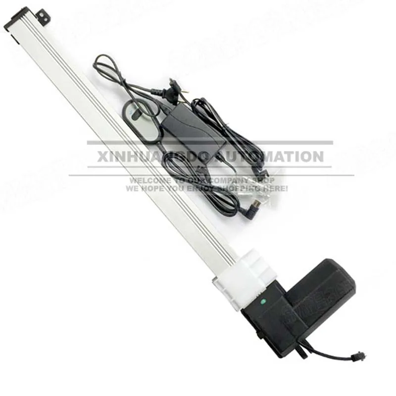 100 мм 2 дюйма ход DC12V/24 V 20 мм/сек. Heavy Duty пуш-ап 150 кг, телевизора с привод линейного перемещения с Проводная рукоятка управления