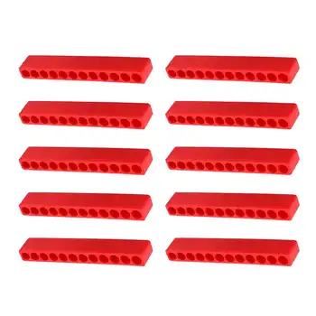 

10PCS 12-Hole Bit Storage Strip Screwdriver Hexagon Handle Bit Storage Card Holder Wind Bit Head Soft Rubber Strip Socket