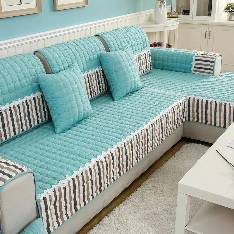 Высококачественный фланелевый плотный комбинированный чехол для дивана