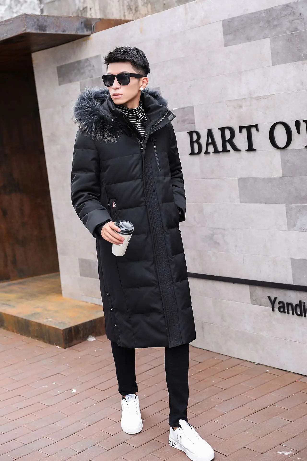 plus size long bubble coats