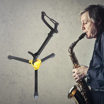 

Foldable Saxophone Bracket Tube Holder Flute Stand Instrument Stand Tripod Portable Foldable Adjustable Instruments Accessories