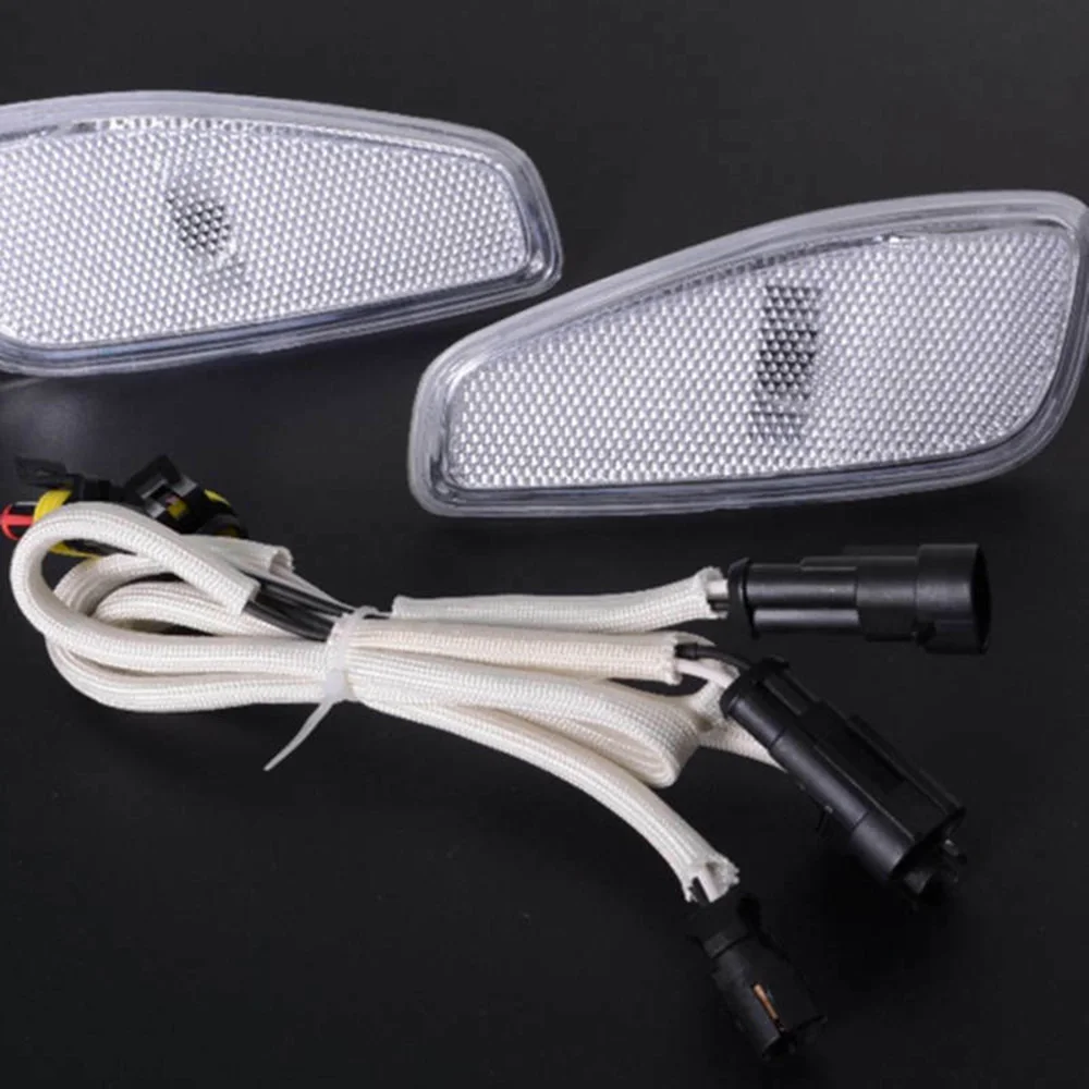 

2pcs Car Truck Turn Signal Light Indicator Lamp White For Jeep Freeman 2015-2017