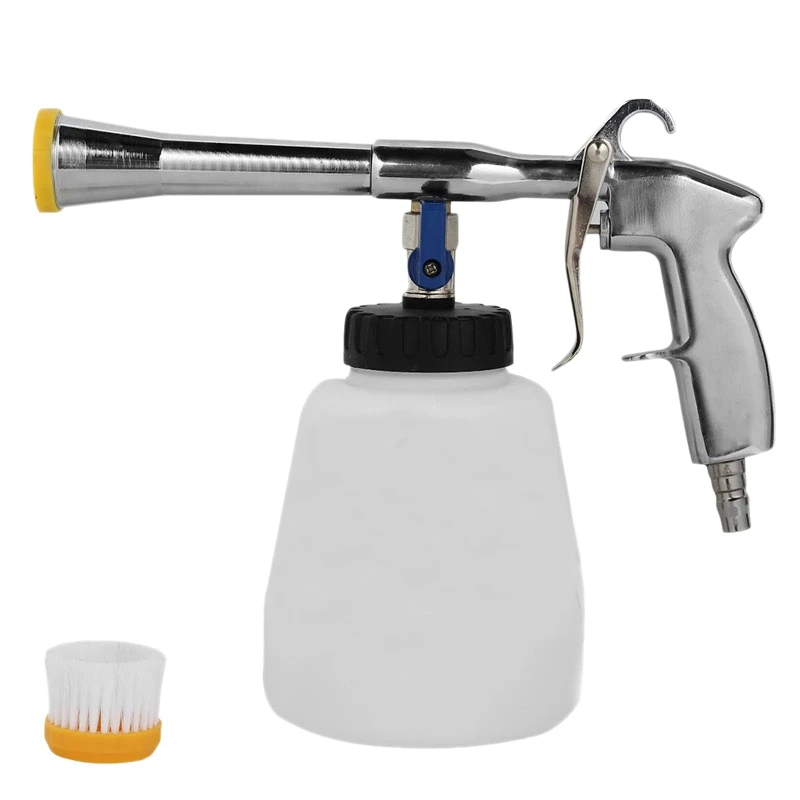 

High Pressure Car Wash Water-Gun for Tornador Washer Auto Interior Deep Detailing Cleaning Machine Sprayer-Gun with Brush