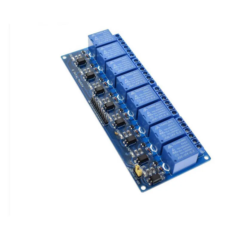 8 channel relay 1 шт. 5 в 1 2 4 8 канальный релейный модуль с оптроном. Релейный выход 1 2 4 8 модуль реле для Arduino - Цвет: 8 channel relay