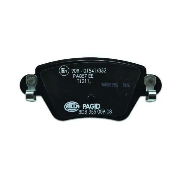 Комплект тормозных колодок, дисковый тормоз HELLA 8DB355009081