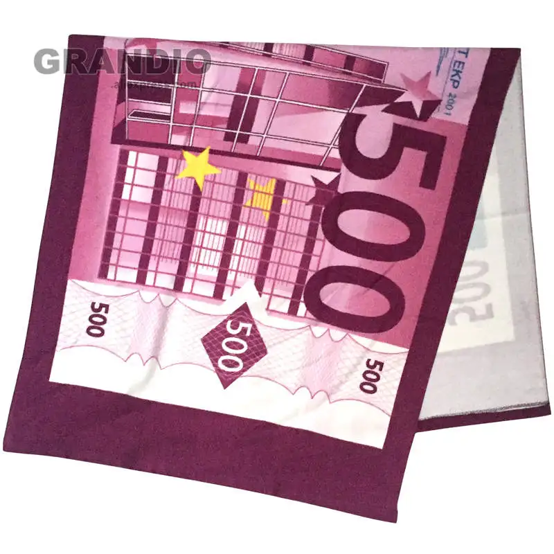 Microfiber Beach Towel 70x140cm 100 500 Euro 100 Dollar USA UK Flag Print Quick Dry Absorbent Travel Sport Swim Pool Bath Towels