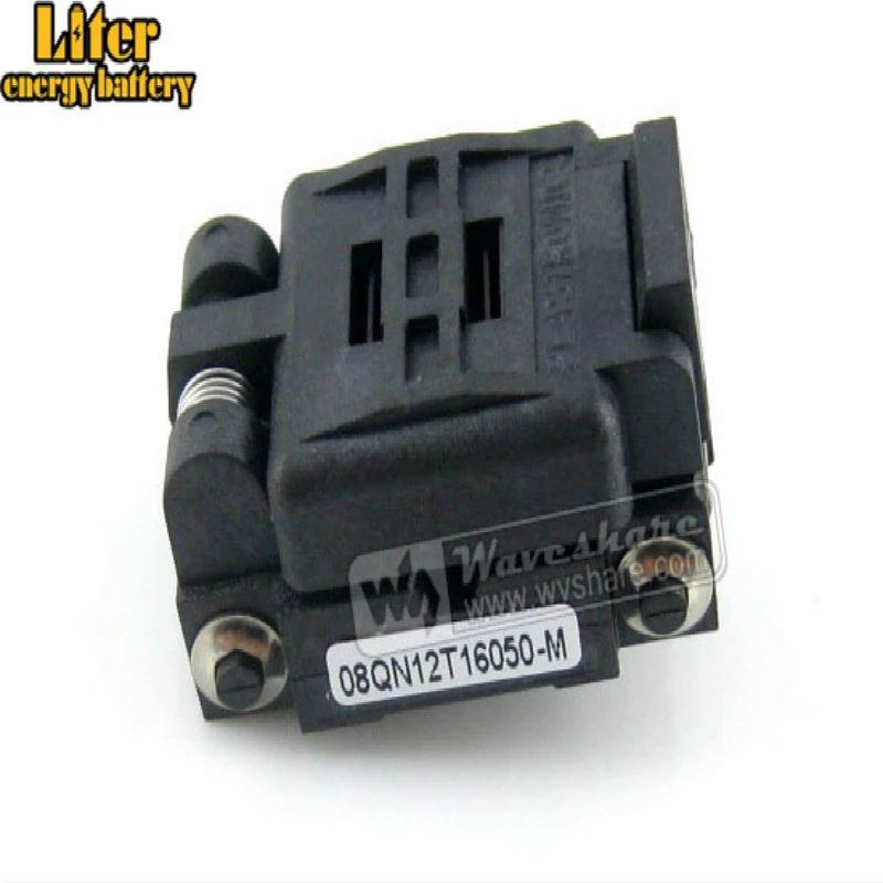 Plastronics 08QN12T16050 IC тестовая розетка адаптер 1,27 мм шаг для QFN8, MLP8, MLF8 упаковка