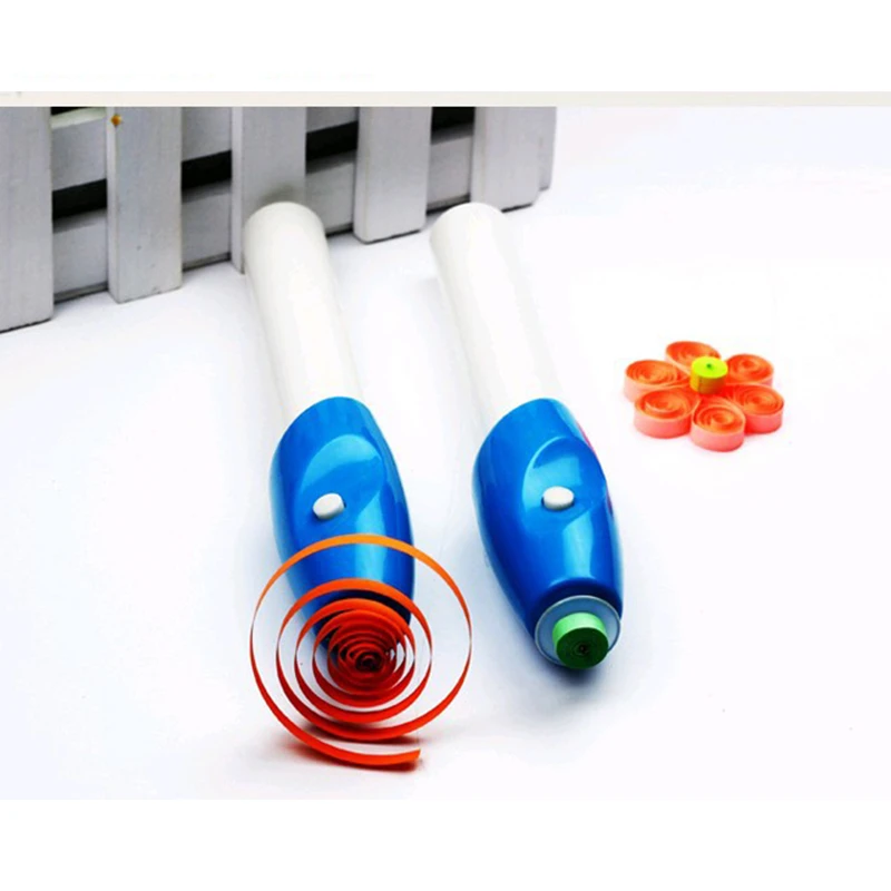 Electric Paper Quilling Tools Set Winder Steel Curling Pen For Home