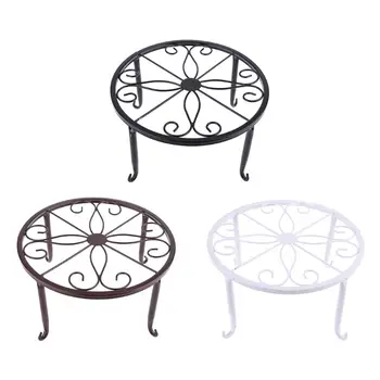 

European Style Flower Pot Rack Metal Design Balcony Flowerpot Shelf Bonsai Potted Plant Stand