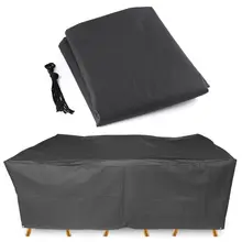 200x160 см черный чехол для уличной мебели влагостойкая скатерть стул приют сад патио пляж протектор от дождя снега пыли навес