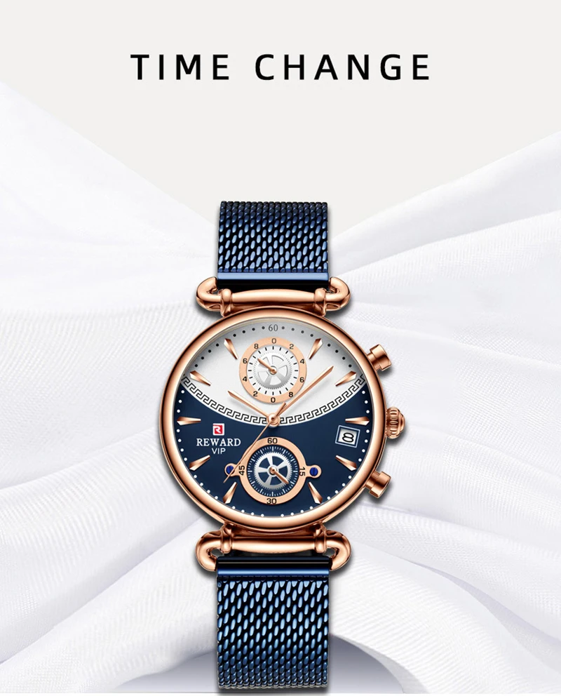Наградные часы мужские Роскошные брендовые деловые синие мужские наручные часы водонепроницаемые наручные часы из нержавеющей стали Montre Homme
