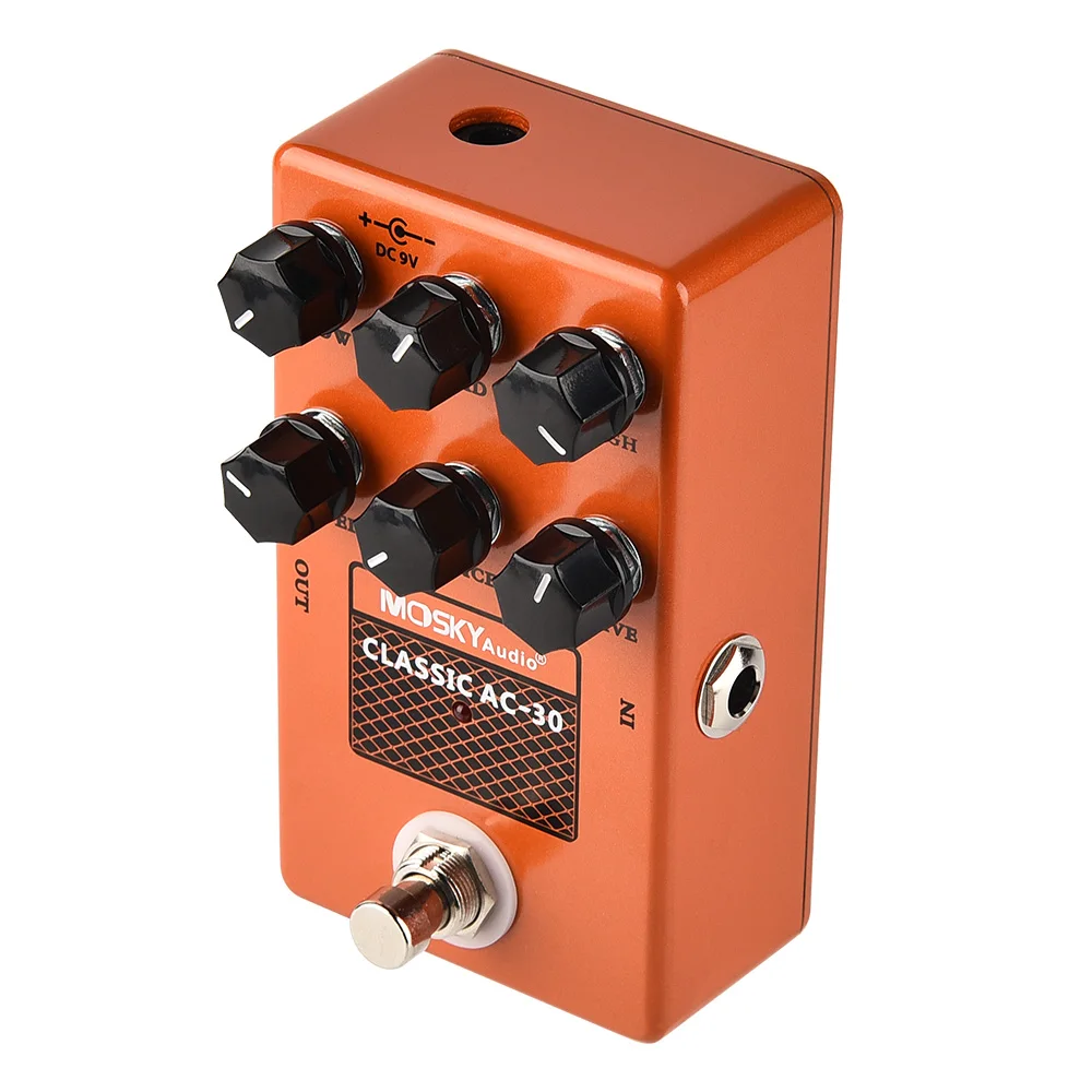 MOSKYaudio Classic Ac-30 Guitar Effect Pedal Speaker Simulation Level Drive Voice Effects For Electric Guitar Accessories