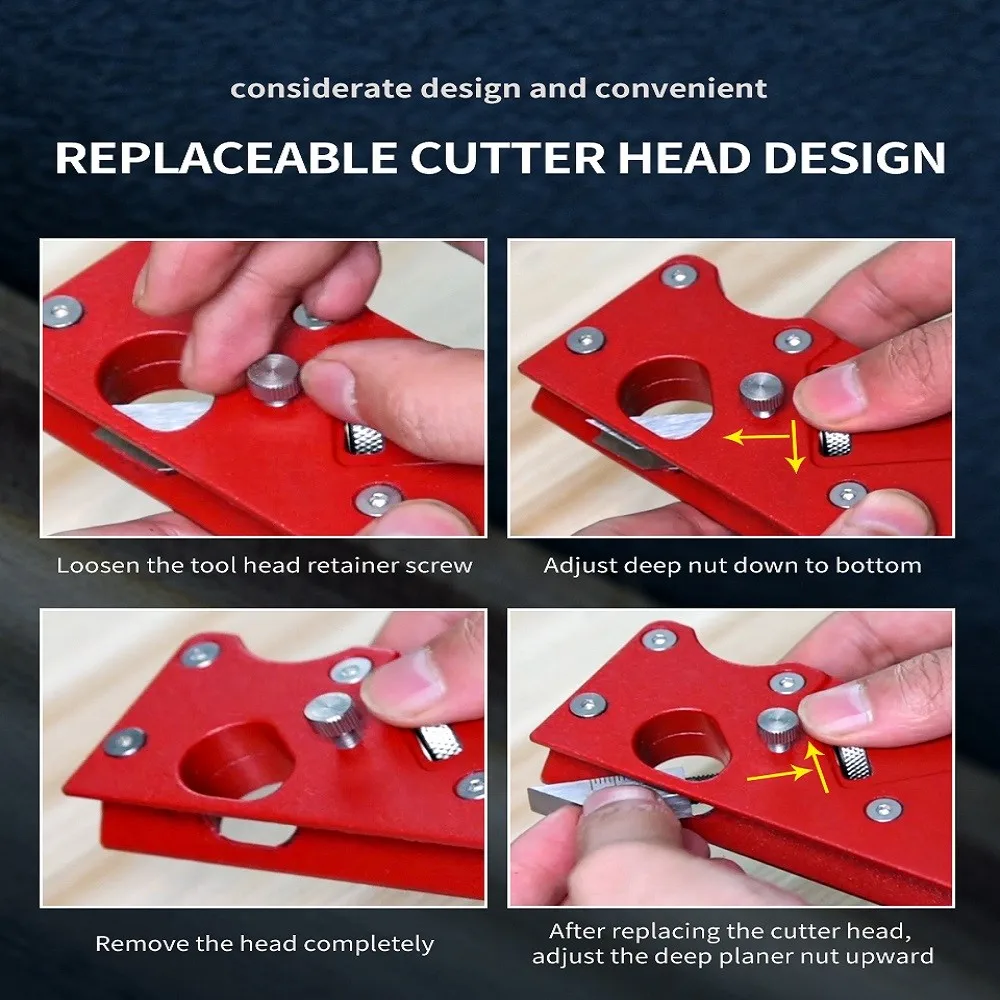 Woodworking Blade Chamfer Hand Planer With Backer Edge Corner Plane Manual Planer Chamfering And Trimming Accessories woodworking hand tools,wood trimming tool