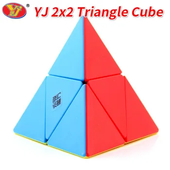 

YJ 2x2 Triangle Cube Pyra Jinzita Speed Puzzle Yongjun Toys Magic Cube 2x2x2 Pyramind Cubo Magico Toys for Children