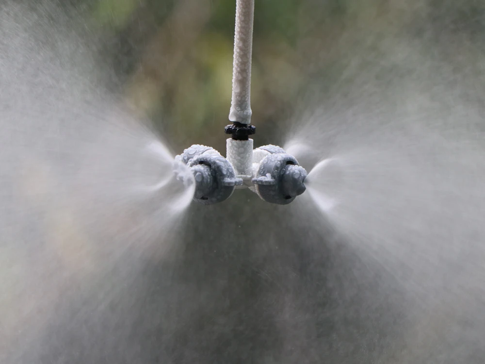 RBCFHI 18 Types Misting Nozzles Garden Cooling Watering Irrigation Sprinklers Spray Jet Greenhouse Balcony Bonsai Micro Foggers