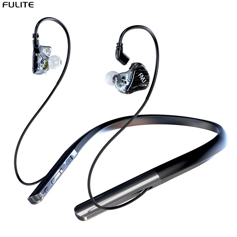 

S6+ Wireless Headset Bluetooth 5.0 Detachable 6D Dual Dynamic Headset For Clearer In Earphone Wireless Sports Headset