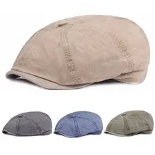 Мужская и женская восьмиугольная кепка Gatsby водительская таксистка Newsboy Повседневная Уличная Кепка