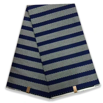 

2020 High Quality African Nigerian wax prints fabric polyester Material for Women Party Dress Making Accessories CJC001