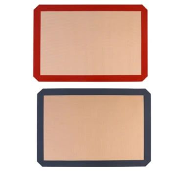 

2Pcs Non-Stick Silicone Baking Mat Pad Sheet Baking Pastry Tools Rolling Dough Mat Large Size for Cake Cookie Macaron Baking Pas