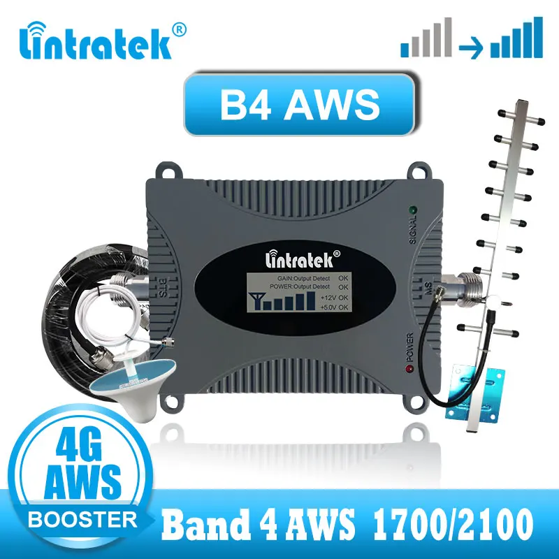 Усилитель сигнала lintratek LTE 4G 1700/2100 МГц мобильный телефон | Мобильные телефоны и