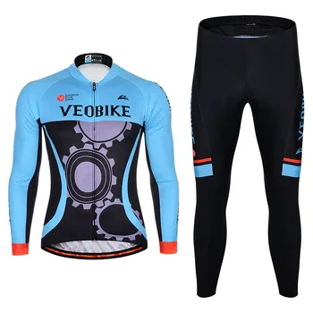 

VB professional cycling clothes custom long-sleeved suit men's spring and autumn outdoor mountain bike cycling clothes