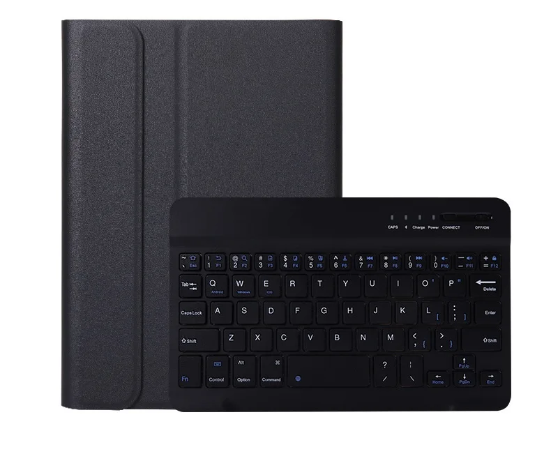 Black Беспроводная Bluetooth клавиатура чехол для Xiao Mi Pad 4 Plus 10," Чехол Съемный смарт-кожаный чехол для Xiao Mi Pad 4 Plus чехол - Цвет: Black